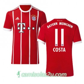 Camisolas de Futebol Bayern München COSTA Equipamento Principal 2017/18 Manga Curta