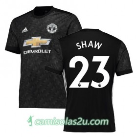 Camisolas de Futebol Manchester United SHAW Equipamento Alternativa 2017/18 Manga Curta
