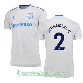 Camisolas de Futebol Everton SCHNEIDERLIN Equipamento Alternativa 2017/18 Manga Curta