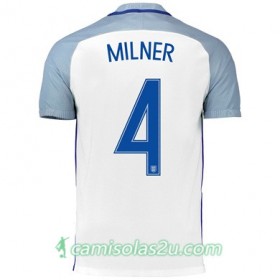 Camisolas de Futebol Inglaterra MILNER Equipamento Principal Euro 2016