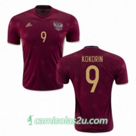 Camisolas de Futebol Rússia ALEKSANDR KOKORIN Equipamento Principal Euro 2016