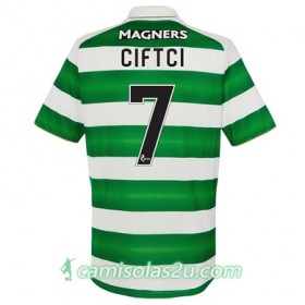 Camisolas de Futebol Celtic NADIR CIFTCI Equipamento Principal 2017/18 Manga Curta