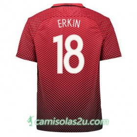 Camisolas de Futebol Turquia CANER ERKIN Equipamento Principal Euro 2016