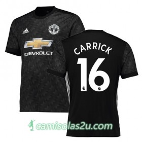 Camisolas de Futebol Manchester United CARRICK Equipamento Alternativa 2017/18 Manga Curta