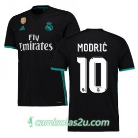 Camisolas de Futebol Real Madrid MODRIC Equipamento Alternativa 2017/18 Manga Curta
