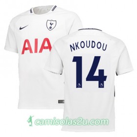 Camisolas de Futebol Tottenham Hotspur NKoudou Equipamento Principal 2017/18 Manga Curta