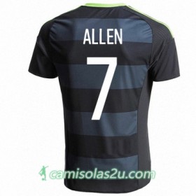 Camisolas de Futebol País de Gales JOE ALLEN Equipamento Alternativa Euro 2016