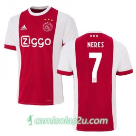Camisolas de Futebol Ajax Amsterdam David Neres Equipamento Principal 2017/18 Manga Curta