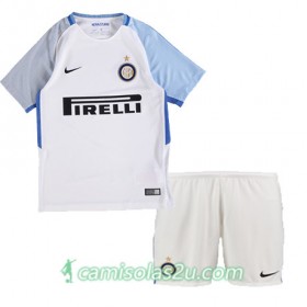 Camisolas de Futebol Inter de Milão Criança Equipamento Alternativa 2017/18 Manga Curta