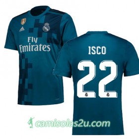 Camisolas de Futebol Real Madrid ISCO Equipamento 3ª 2017/18 Manga Curta