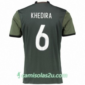 Camisolas de Futebol Alemanha SAMI KHEDIRA Equipamento Alternativa Euro 2016