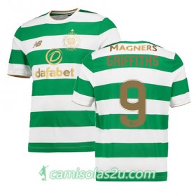 Camisolas de Futebol Celtic LEIGH GRIFFITHS Equipamento Principal 2017/18 Manga Curta