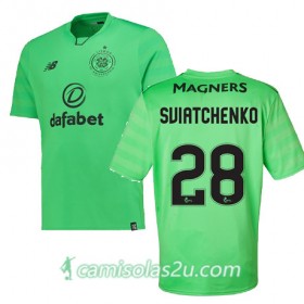 Camisolas de Futebol Celtic ERIK SVIATCHENKO Equipamento 3ª 2017/18 Manga Curta