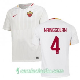 Camisolas de Futebol AS Roma NAINGGOLAN Equipamento Alternativa 2017/18 Manga Curta