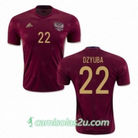Camisolas de Futebol Rússia ARTEM DZYUBA Equipamento Principal Euro 2016