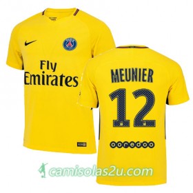 Camisolas de Futebol Paris Saint-Germain THOMAS MEUNIER Equipamento Alternativa 2017/18 Manga Curta