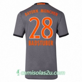 Camisolas de Futebol Bayern München BADSTUBER Equipamento Alternativa 2017/18 Manga Curta