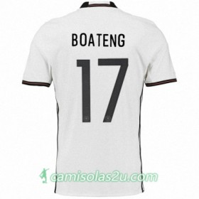 Camisolas de Futebol Alemanha JEROME BOATENG Equipamento Principal Euro 2016