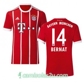 Camisolas de Futebol Bayern München BERNAT Equipamento Principal 2017/18 Manga Curta
