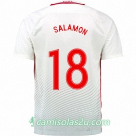 Camisolas de Futebol Polônia BARTOSZ SALAMON Equipamento Principal Euro 2016