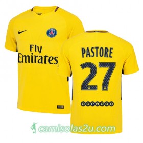 Camisolas de Futebol Paris Saint-Germain JAVIER PASTORE Equipamento Alternativa 2017/18 Manga Curta