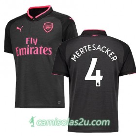Camisolas de Futebol Arsenal MERTESACKER Equipamento 3ª 2017/18 Manga Curta