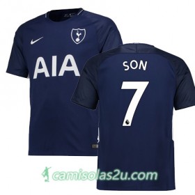 Camisolas de Futebol Tottenham Hotspur SON Equipamento Alternativa 2017/18 Manga Curta