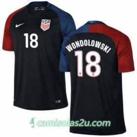 Camisolas de Futebol Estados Unidos CHRIS WONDOLOWSKI Equipamento Alternativa 2016/17 Manga Curta