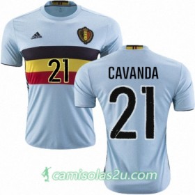 Camisolas de Futebol Bélgica LUIS PEDRO CAVANDA Equipamento Alternativa Euro 2016