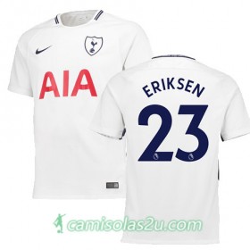 Camisolas de Futebol Tottenham Hotspur ERIKSEN Equipamento Principal 2017/18 Manga Curta