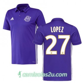 Camisolas de Futebol Olympique de Marseille MAXIME LOPEZ Equipamento 3ª 2017/18 Manga Curta