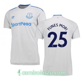 Camisolas de Futebol Everton FUNES MORI Equipamento Alternativa 2017/18 Manga Curta