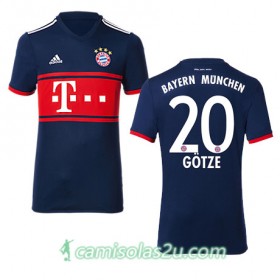 Camisolas de Futebol Bayern München FELIX GOTZE Equipamento Alternativa 2017/18 Manga Curta