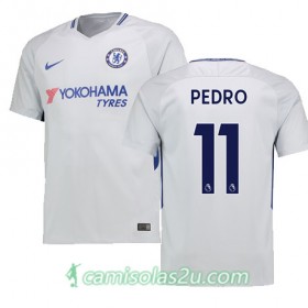 Camisolas de Futebol Chelsea PEDRO Equipamento Alternativa 2017/18 Manga Curta
