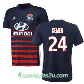 Camisolas de Futebol Olympique Lyonnais OLIVIER KEMEN Equipamento Alternativa 2017/18 Manga Curta