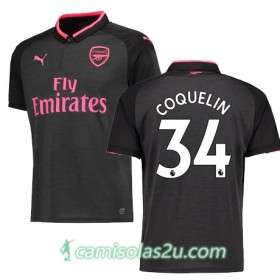 Camisolas de Futebol Arsenal COQUELIN Equipamento 3ª 2017/18 Manga Curta