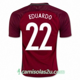 Camisolas de Futebol Portugal EDUARDO Equipamento Principal Euro 2016