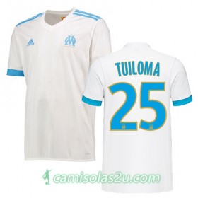 Camisolas de Futebol Olympique de Marseille BILL TUILOMA Equipamento Principal 2017/18 Manga Curta