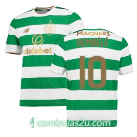 Camisolas de Futebol Celtic MOUSSA DEMBELE Equipamento Principal 2017/18 Manga Curta