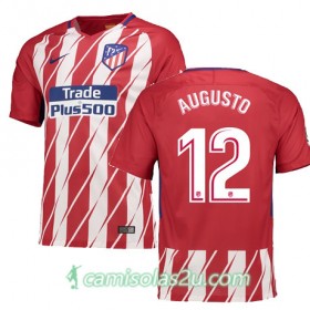 Camisolas de Futebol Atlético Madrid AUGUSTO Equipamento Principal 2017/18 Manga Curta