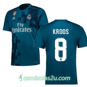 Camisolas de Futebol Real Madrid KROOS Equipamento 3ª 2017/18 Manga Curta
