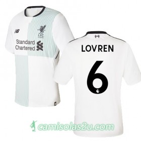 Camisolas de Futebol Liverpool LOVREN Equipamento Alternativa 2017/18 Manga Curta