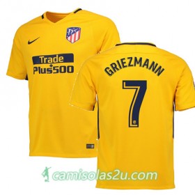 Camisolas de Futebol Atlético Madrid GRIEZMANN Equipamento Alternativa 2017/18 Manga Curta