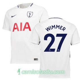 Camisolas de Futebol Tottenham Hotspur WIMMER Equipamento Principal 2017/18 Manga Curta