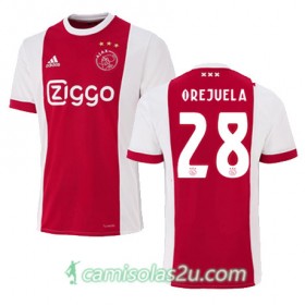 Camisolas de Futebol Ajax Amsterdam LUIS MANUEL OREJUELA Equipamento Principal 2017/18 Manga Curta