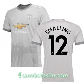 Camisolas de Futebol Manchester United SMALLING Equipamento 3ª 2017/18 Manga Curta