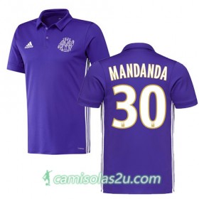 Camisolas de Futebol Olympique de Marseille MANDANDA Equipamento 3ª 2017/18 Manga Curta