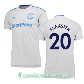 Camisolas de Futebol Everton KLAASSEN Equipamento Alternativa 2017/18 Manga Curta