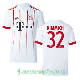 Camisolas de Futebol Bayern München KIMMICH Equipamento 3ª 2017/18 Manga Curta