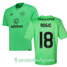 Camisolas de Futebol Celtic TOM ROGIC Equipamento 3ª 2017/18 Manga Curta